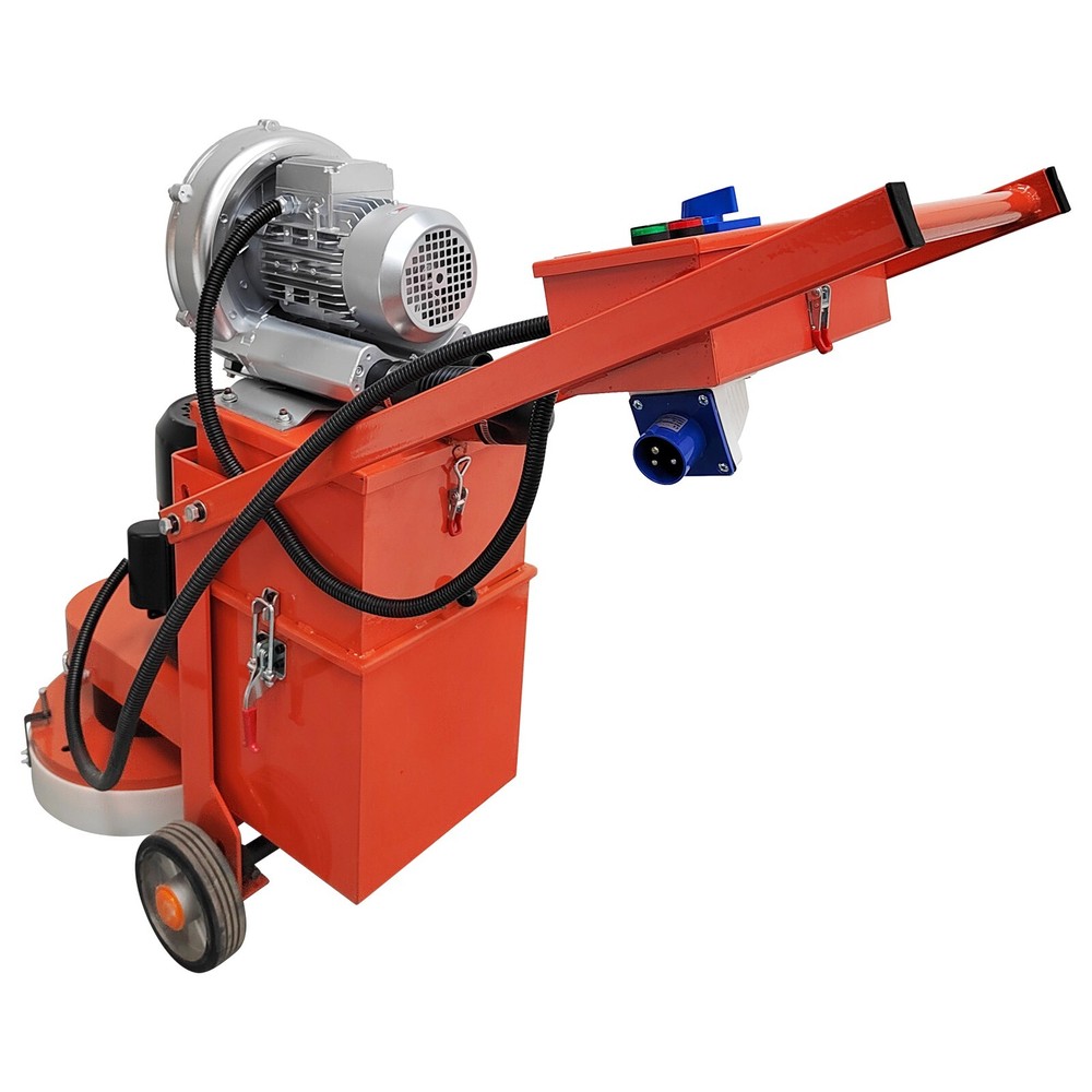 INTBUYING 220V Concrete Floor Grinder W/Triangular,Grind Plate Dust-free Working
