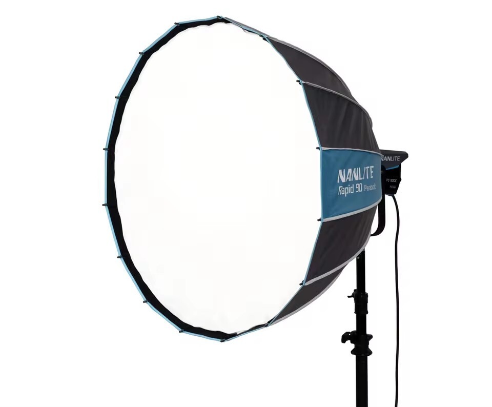 Nanlite Rapid 120CM Bowens Mount Quick-Release Parabolic Softbox With Honeycomb