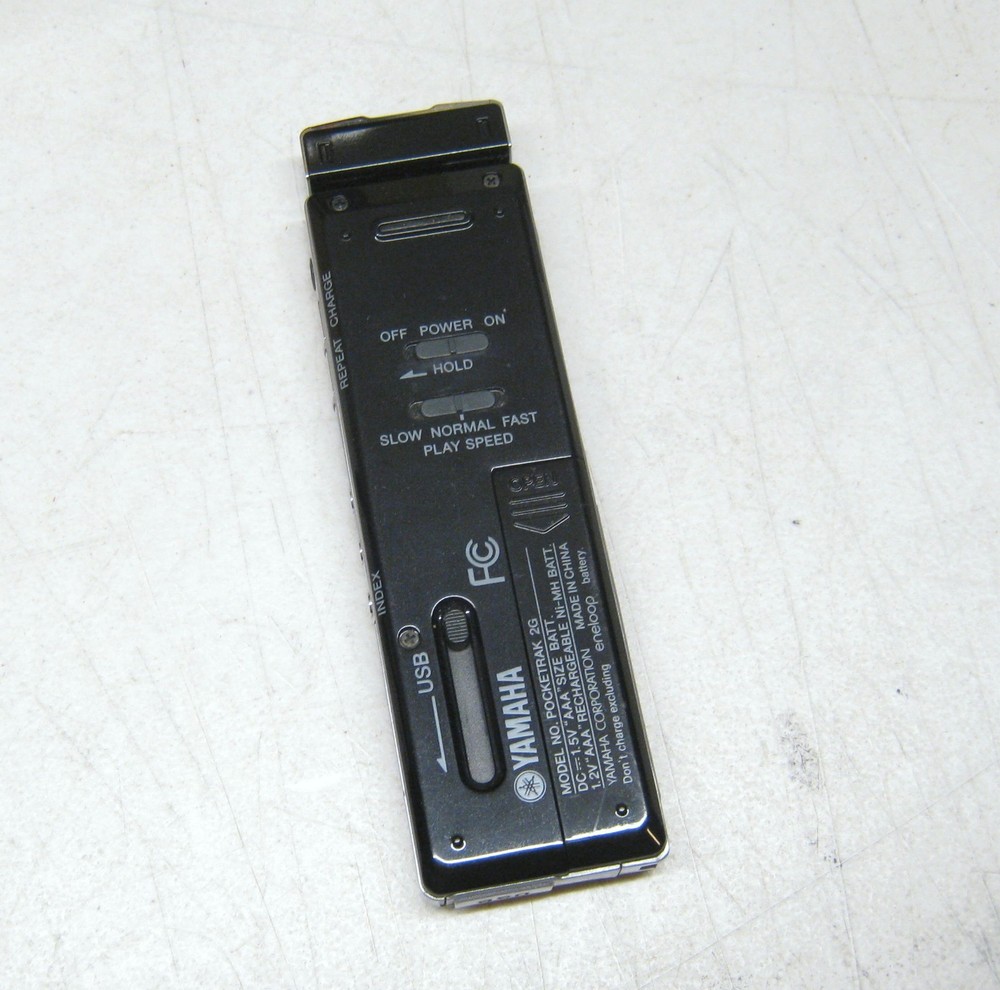 Yamaha Pocketrak 2G Handheld Digital Recorder with Case Tested