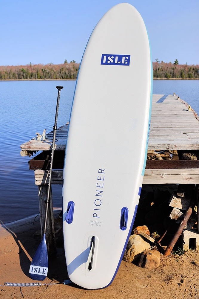 ISLE 10’6 Pioneer Paddleboard Aqua/Navy 2.0 Board