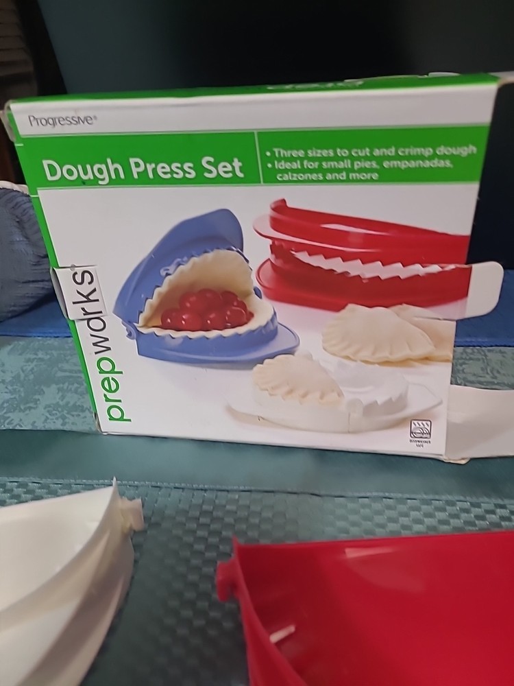3pc Dough Press Set - Versatile Pie, Empanada, Dumpling Makers, BPA-Free