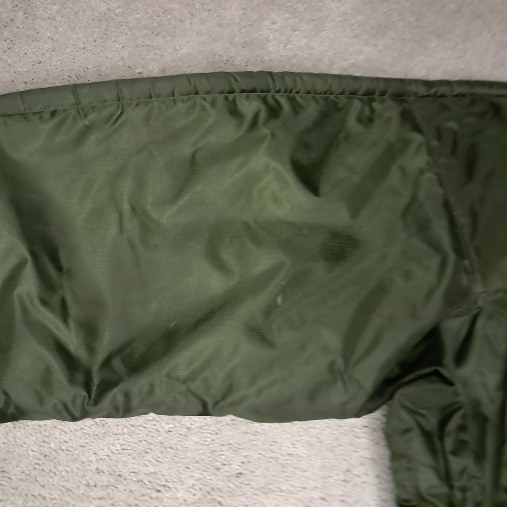 Vtg US Navy A-1 Extreme Cold Weather Deck Bomber Jacket Medium Green