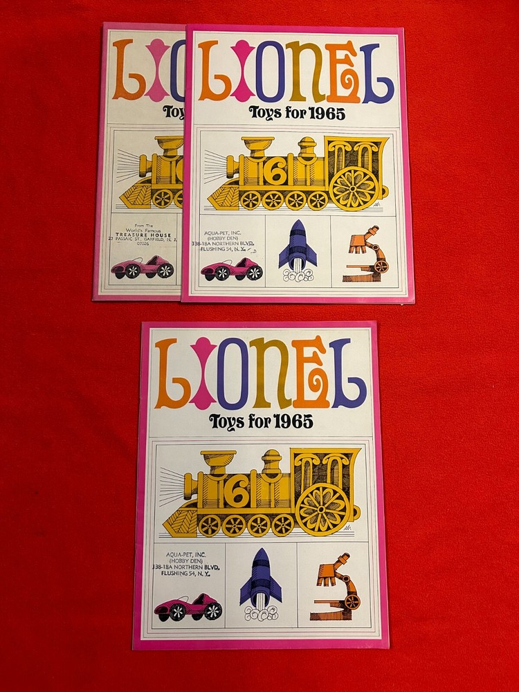 ORIGINAL LIONEL POSTWAR 1965 CONSUMER TRAIN CATALOG IN C8 CONDITION