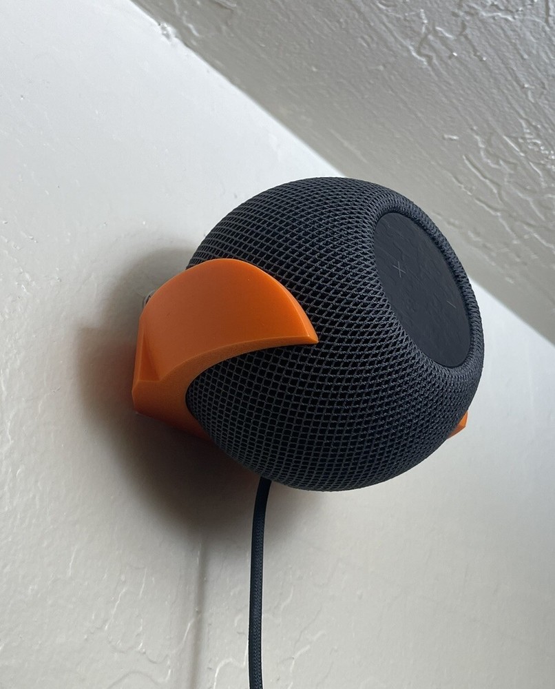 HomePod Mini Wall & Corner Mount Bracket Holder Accessory ORANGE!