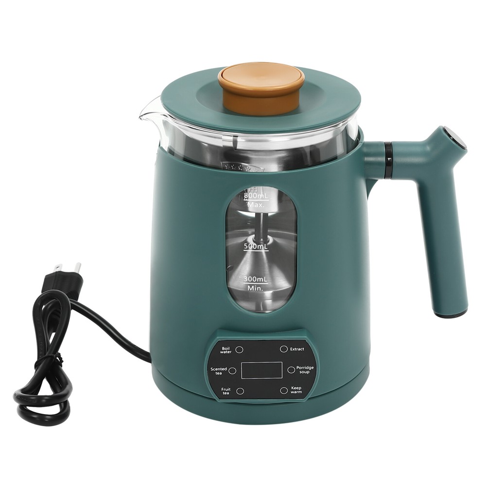 Temperature Control Electric Tea Kettle, Water Boiler & Heater green
