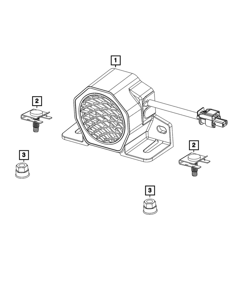 Genuine Mopar Alarm Module 52112391AB