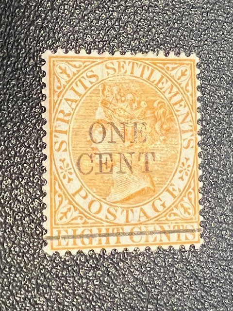 Straits Settlements stamp 80 MH