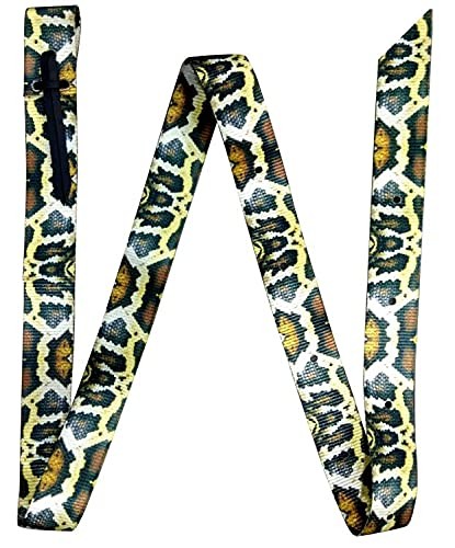 Showman Python Print Nylon Tie Strap