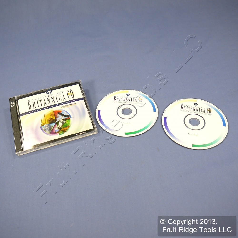 Microsoft Windows PC 95/98/NT Encyclopaedia Britannica CD 99 Multimedia Version