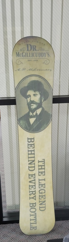 Rare Dr McGillicuddy's Snowboard Size 157 Cm