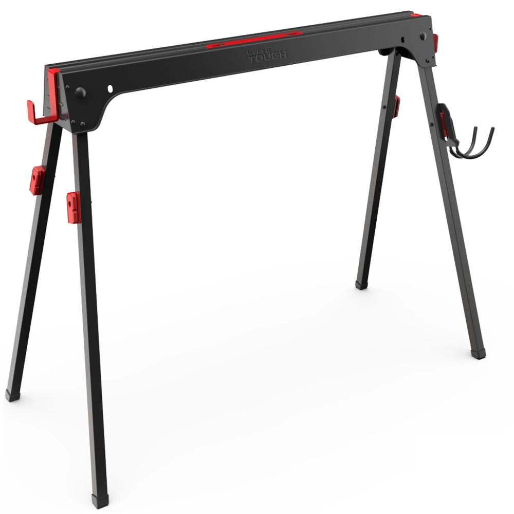 Hyper Tough Hyper Stack Foldable Metal Sawhorse, 450-lb Capacity