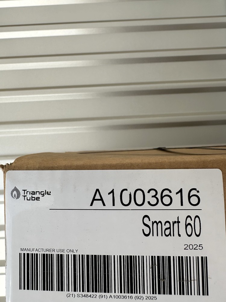 Triangle Tube Smart 60 Indirect fired Water Heater.