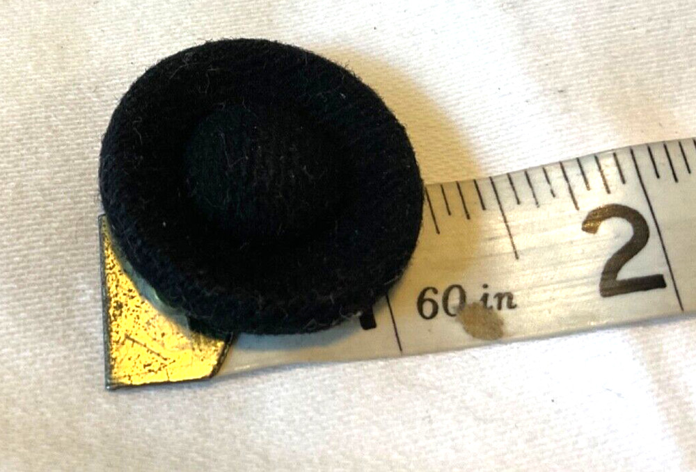 THREE FABRIC COVERED SHANK BUTTONS 1. 1/4”