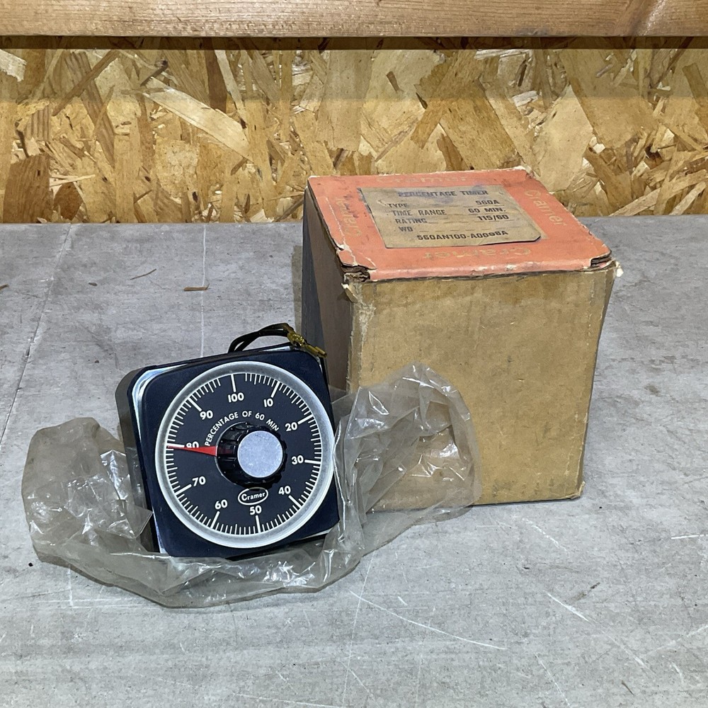 NEW CRAMER 560AN100-A0008A CYCLING TIMER; 115/60, TIME RANGE 60 MIN