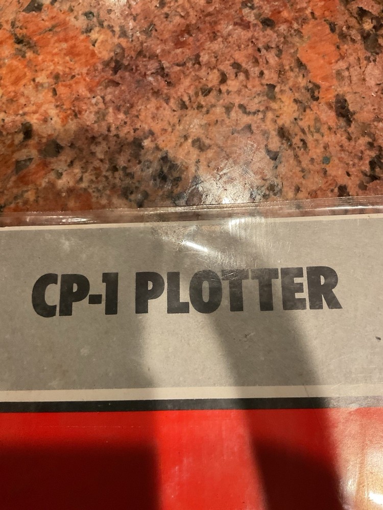 CP1 Plotter Asa Publications Copyright 1987 In Original Plastic