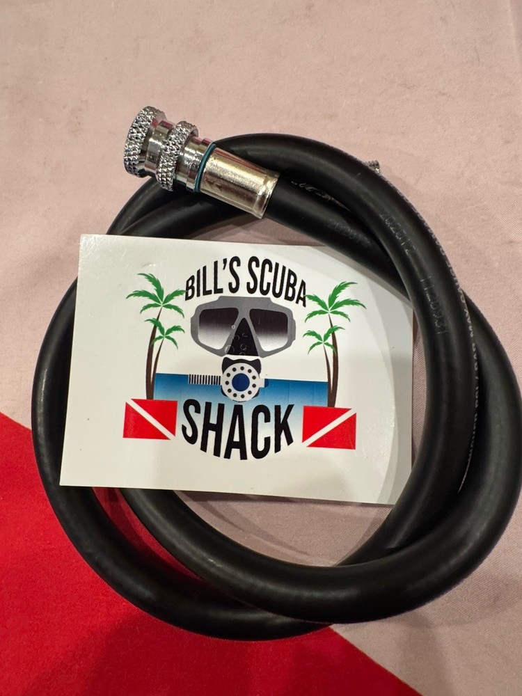 SCUBA BCD INFLATOR HOSE 32”SOLID LOOKS LIKE NEVER WET!