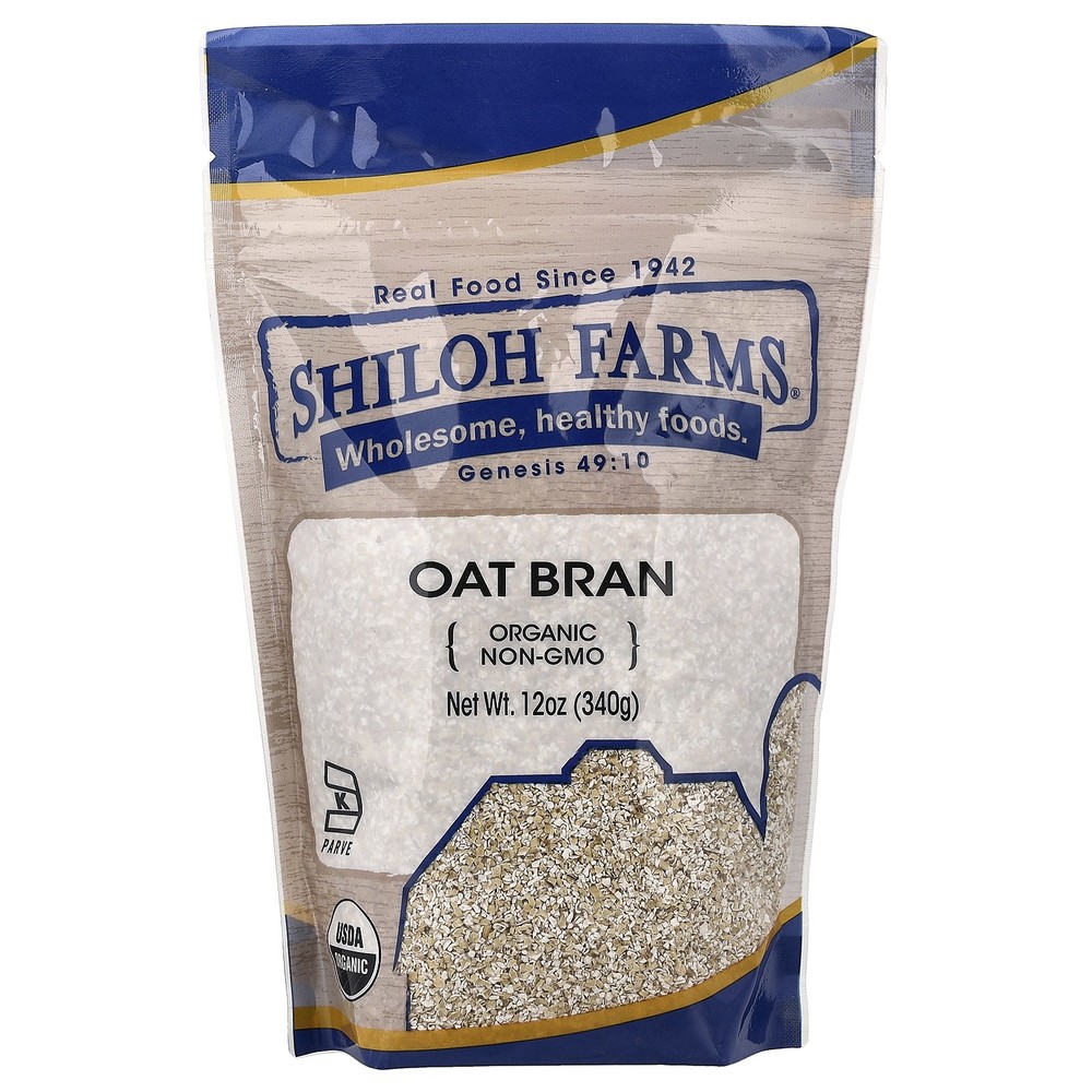Organic Oat Bran, 12 oz (340 g)