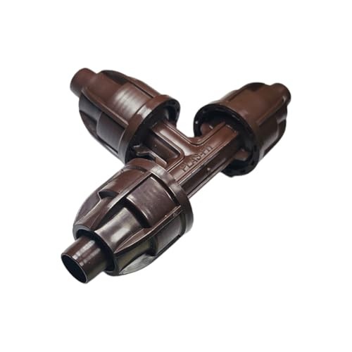 TechLock 17mm Tee – Durable 3-Way Compression Fitting for Drip Irrigation 25