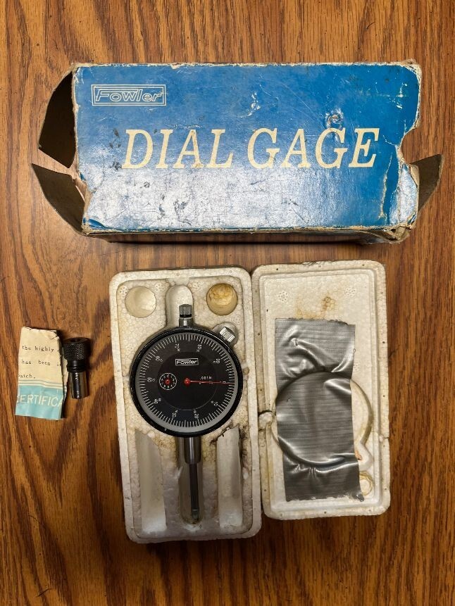 Fowler .001” 0-1” Range Dial Indicator Gage