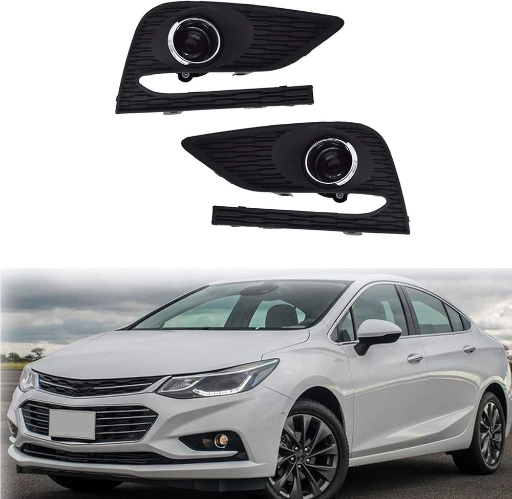 Fog Light Lamp Assembly Passenger and Driver Side Replacement for 2016 2017