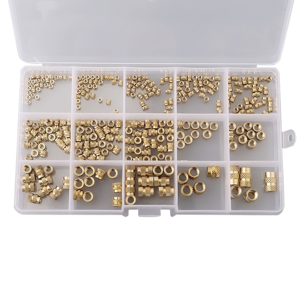 Threaded Inserts Brass M5 M6 Nuts Threaded Threaded Knurled 7 Models