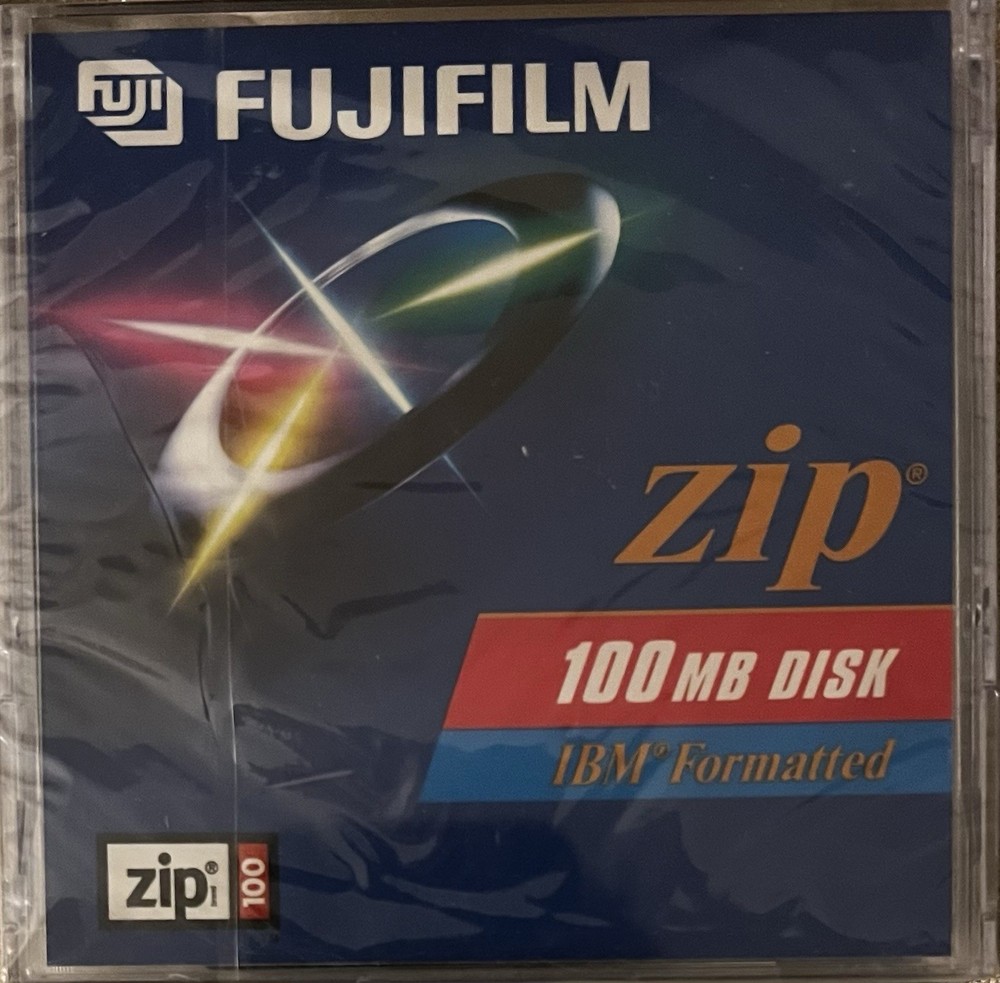 Fujifilm 100 MB Zip Disk IBM Formatted