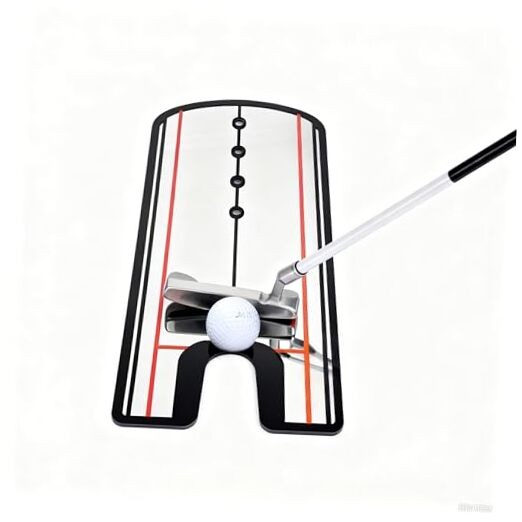 Ultra-Thin Golf Putting Mirror | Alignment Training Aid for Eye Position,