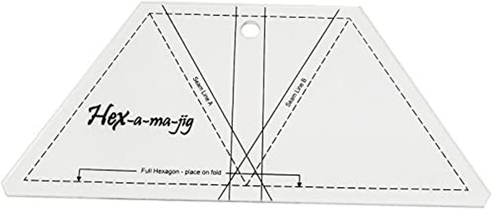 Hex-a-ma-jig Quilting Ruler Template