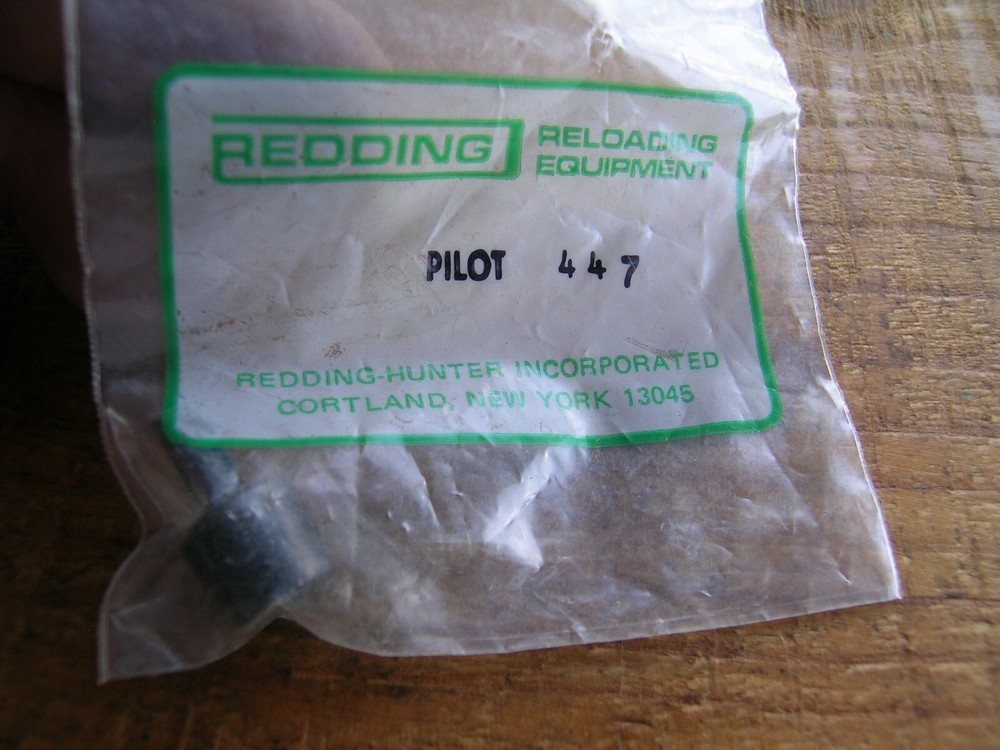 Redding Split Shank Pilot, .447" for Old Style Case Trimmer 13, 14, 14K