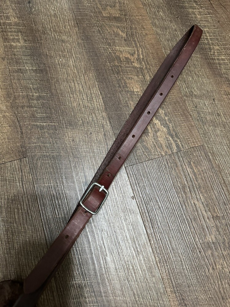 Horse Tack - Custom Leather Running Martingale - Slide Fork