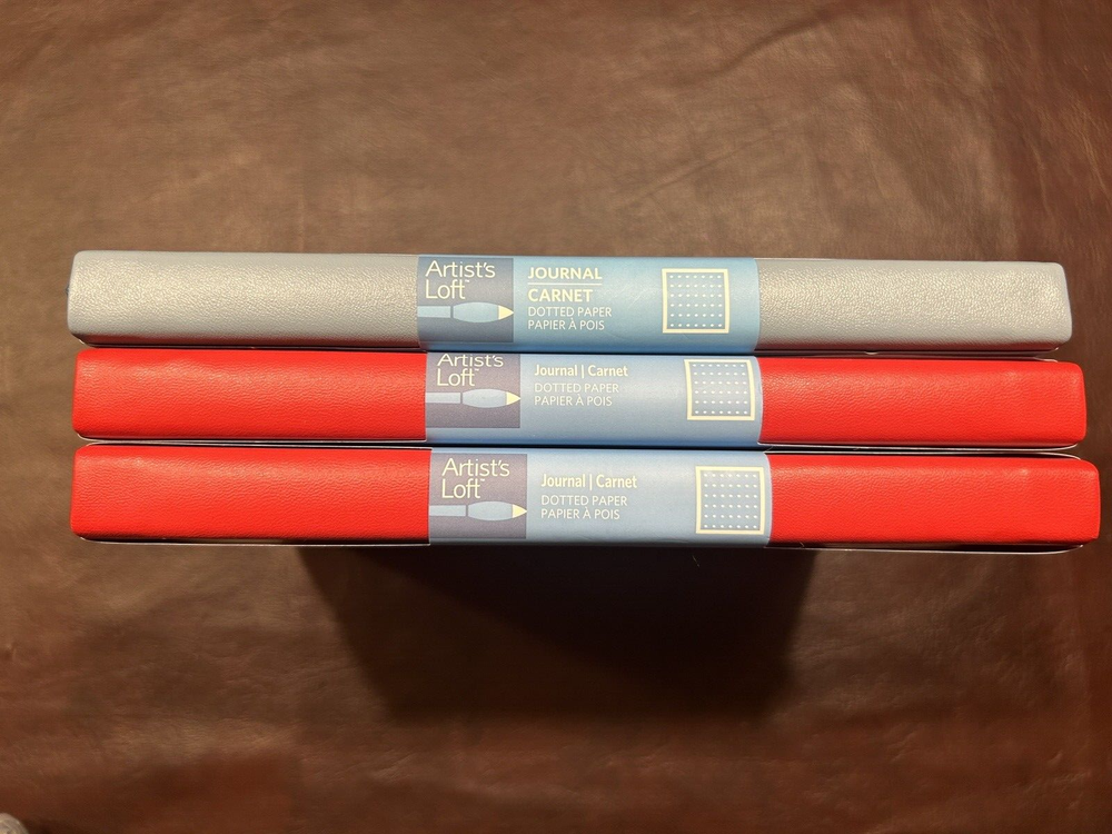 (3) NEW Dot journals by Artists Loft - NEW IN PACKAGE