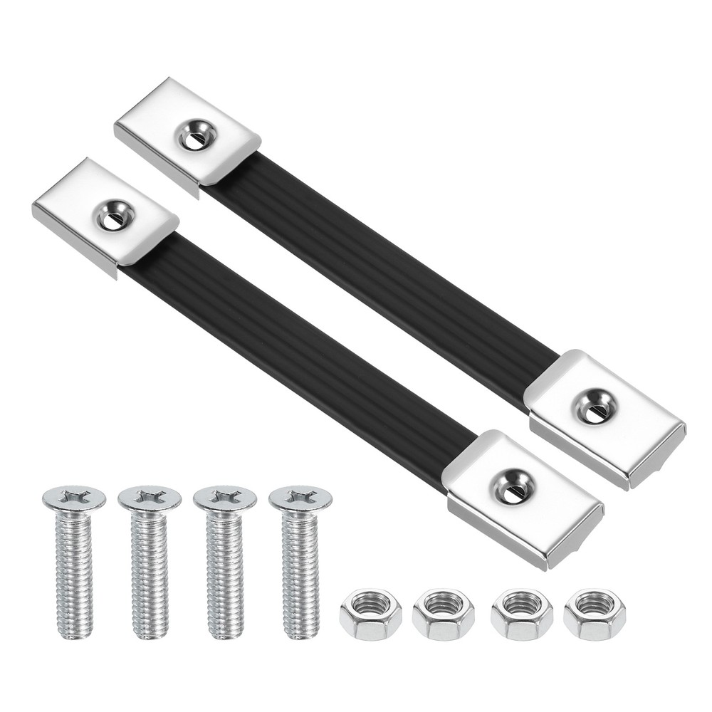 2 Pieces 8 Inches Speaker Cabinet Strap Handles, Pull for Speaker Case, Silver