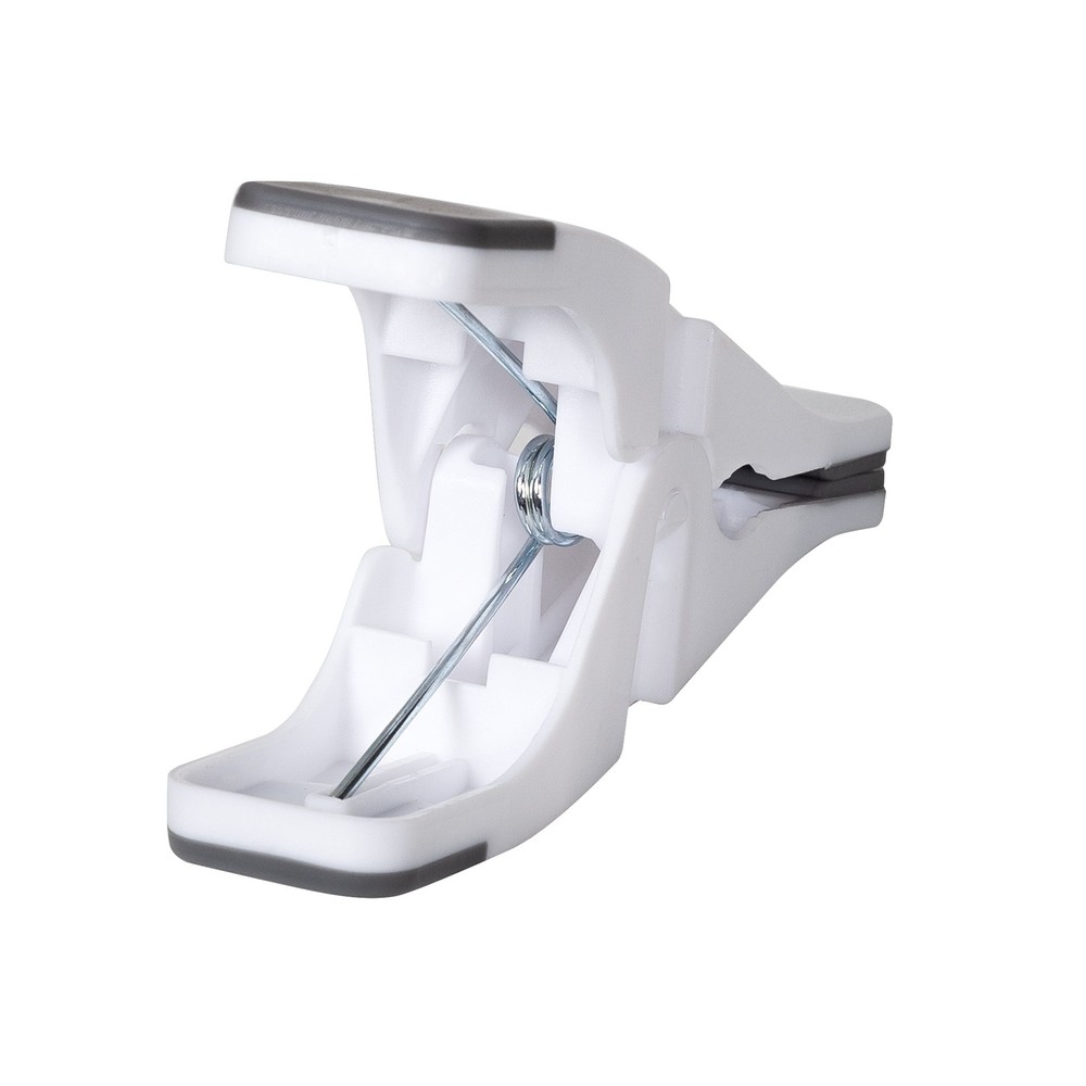 Plastic Jumbo Clothespins, Strong Grip, White, 18‑Count