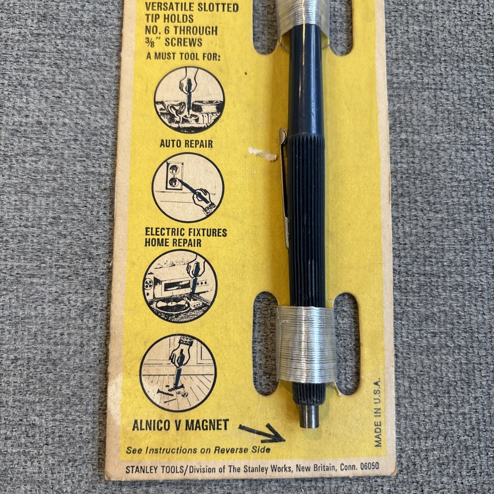 Vintage NOS Stanley Screwstart Tool 66-155