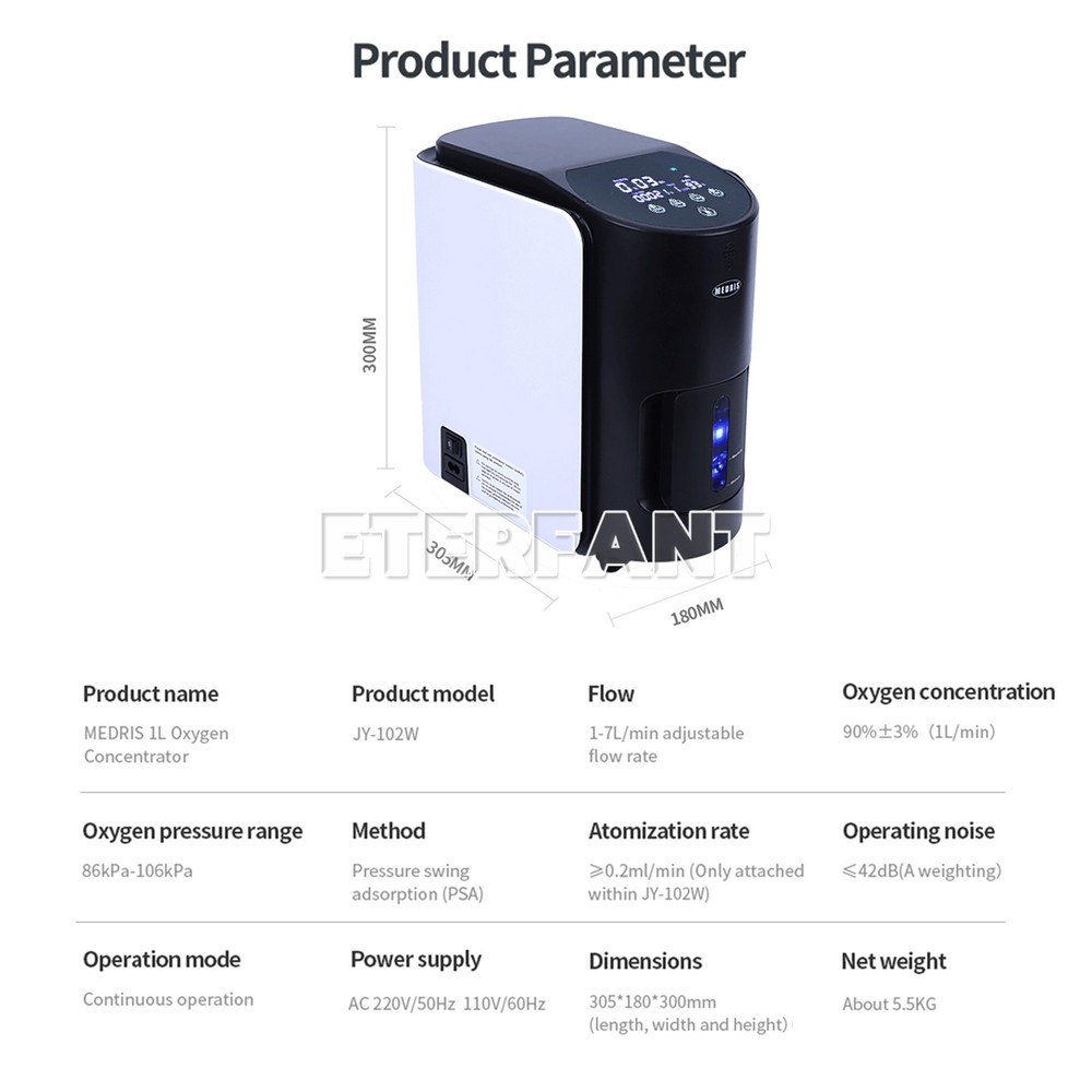 Remote Control Hydrogen Machine Generator with Intelligenttouch LCD Screen