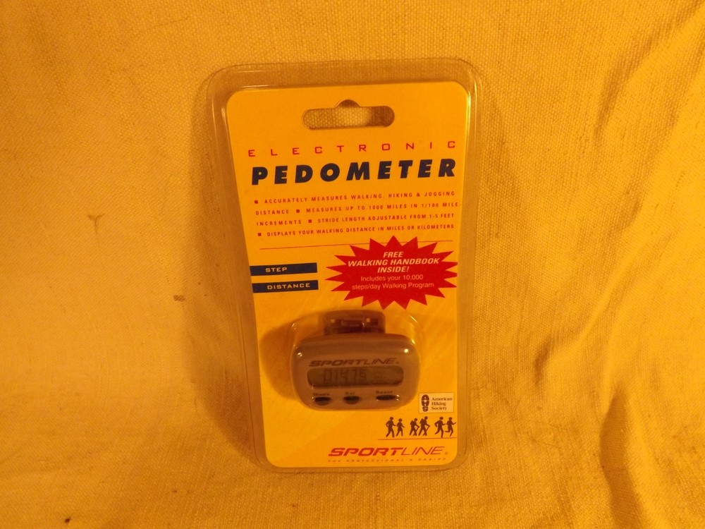 SportLine Electronic Pedometer - Walking Hiking Jogging Running