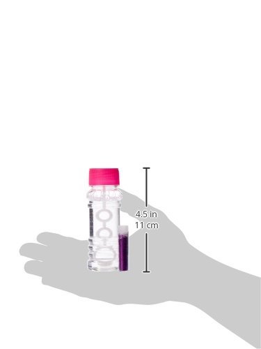 BubbleJazz DIY Glitter Blow Bubbles 4-pack Kit