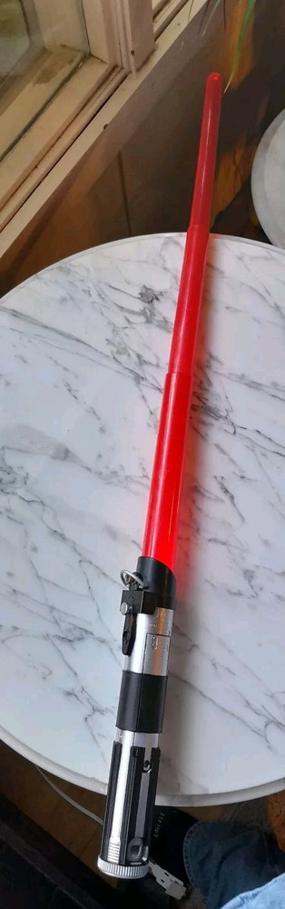 Red Lightsaber with Guard