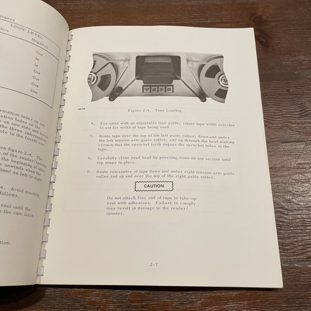 EECO TRS9300 Tape Reader/Spooler Instruction Manual