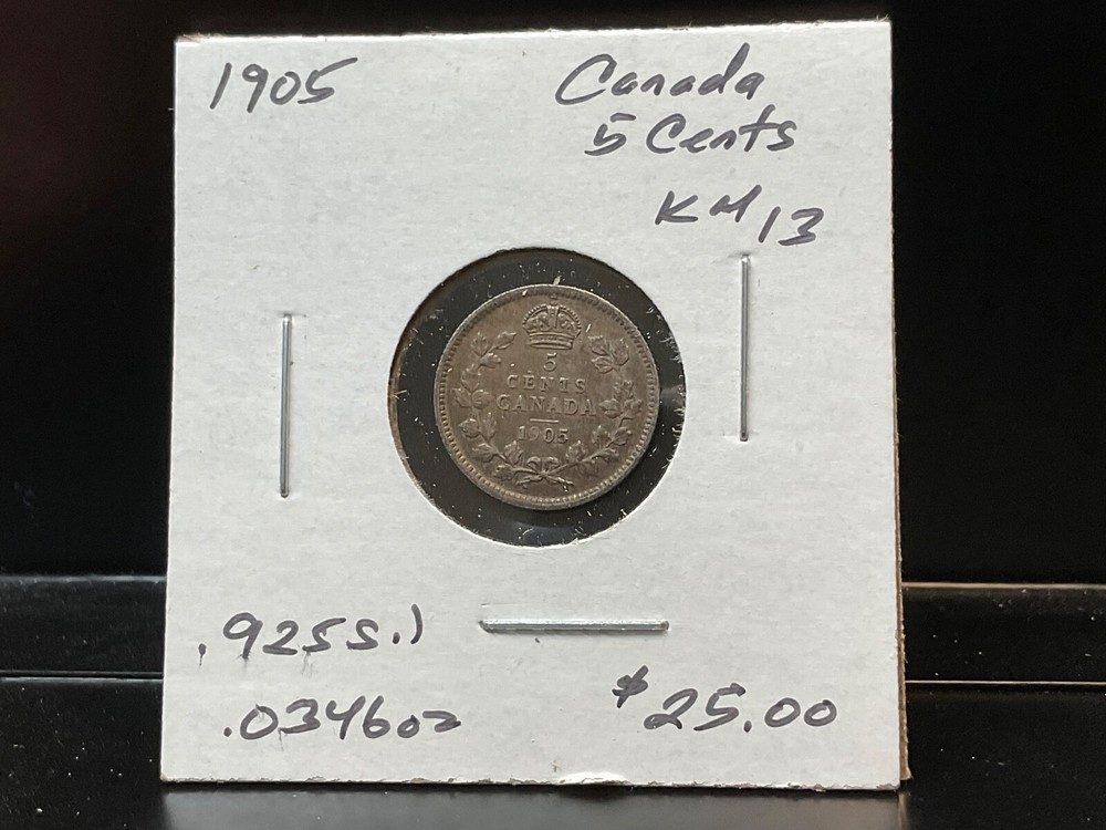 1905 Canada 5 Cents