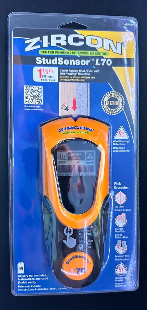 Stud Sensor Zircon Center Finding L70