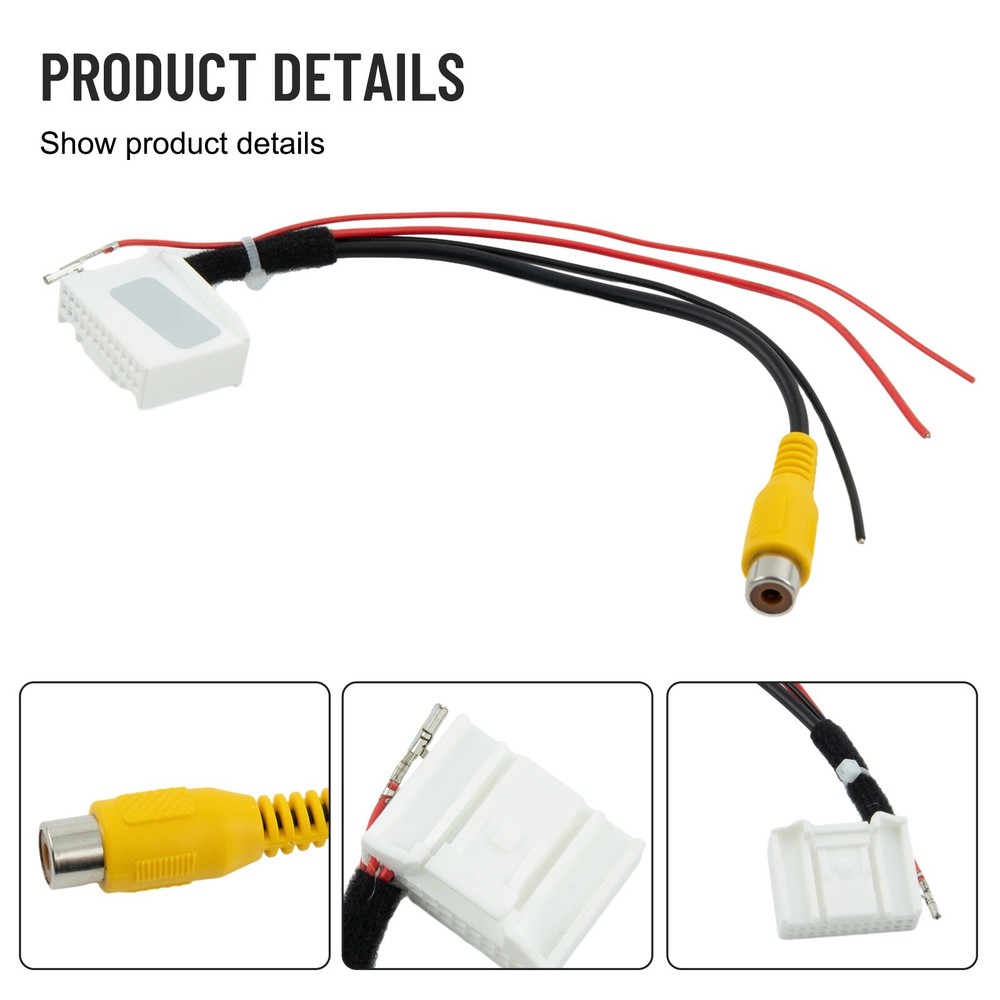 Quick and Efficient Installation Rearview Camera Adapter Cable for Toyota