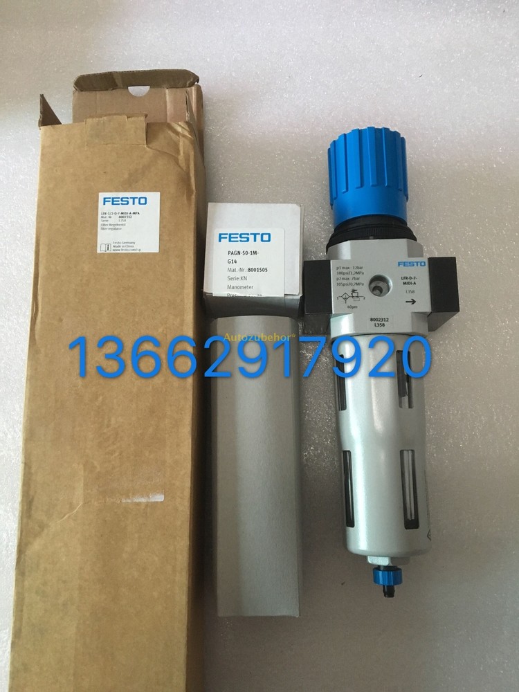 1pc   filter pressure regulator LFR-1/2-D-7-MIDI-A-MPA