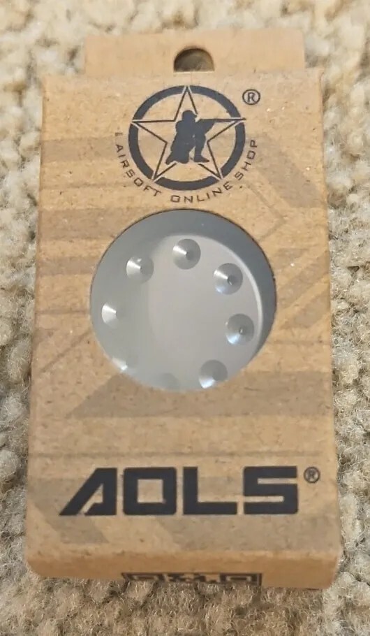 AOLS Piston Head Aluminum Precision CNC Machined - Grey