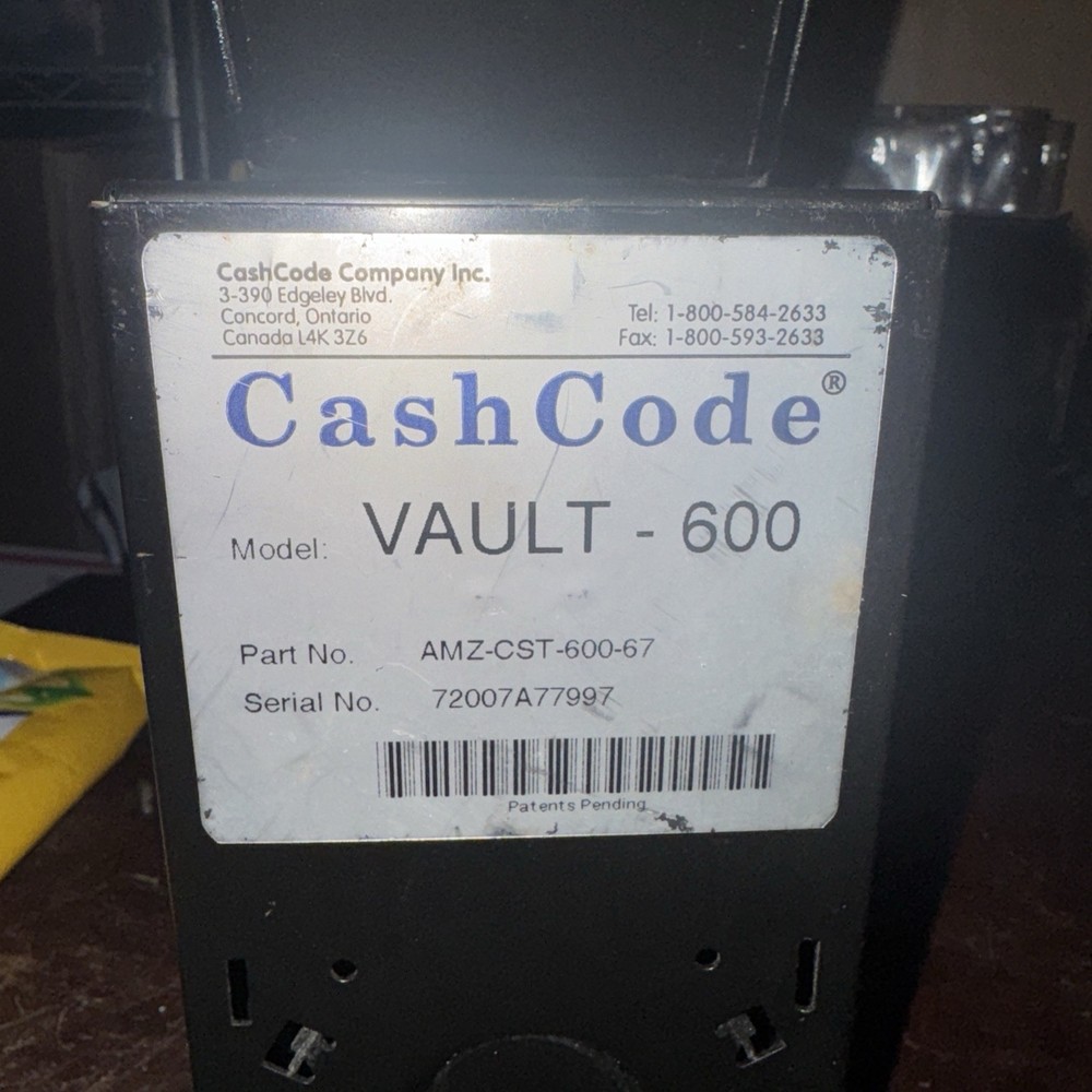 $1-$5 bill accept her cash code model 154