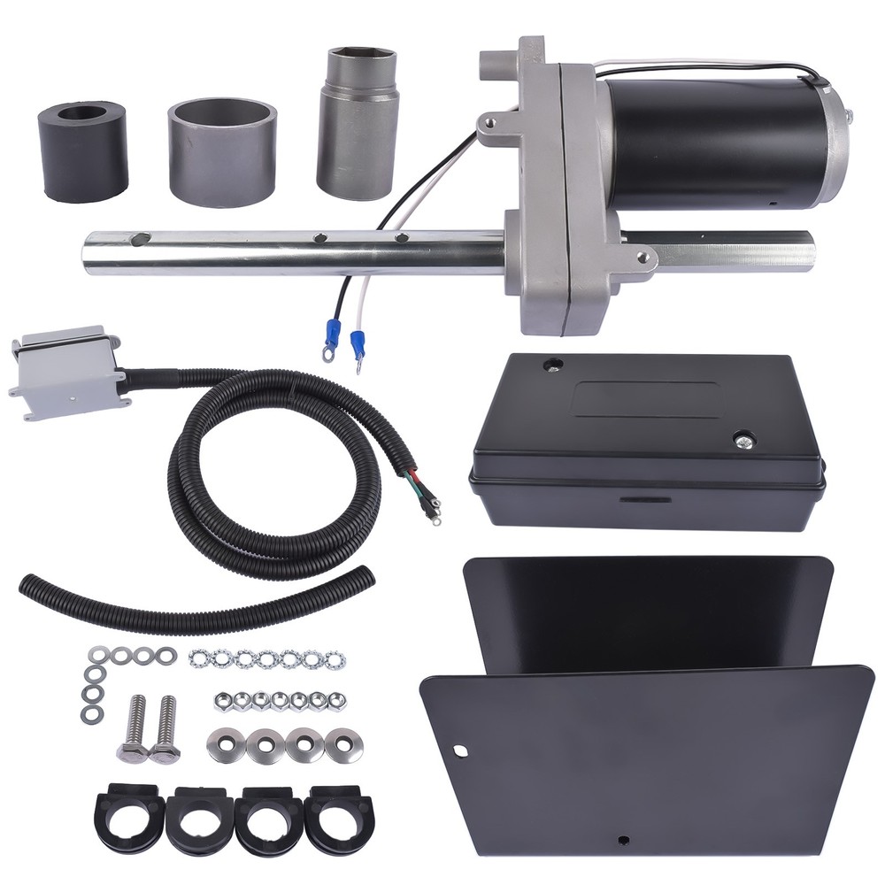 Electric Powered Trailer Jack Kit 12000lbs for Single Speed Jack Quiet Operation