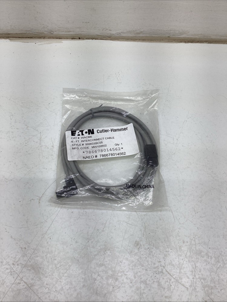 Eaton WACM6 6FT Interconnect Cable NEW