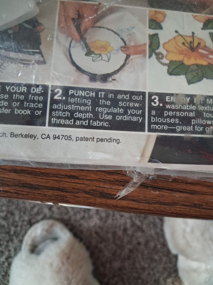 Needle Punch Tool Set Vintage Unopened