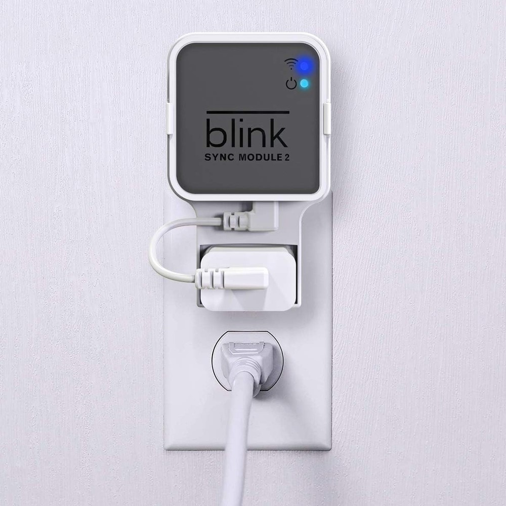 Compact Outlet Wall Mount for Blink Sync Module 2 - Easy, Tool-Free Installation