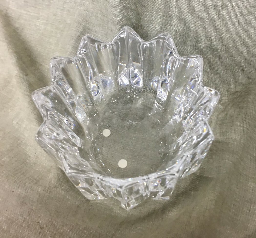 Orrefors "Fleur" Crystal 4-3/4" Bowl